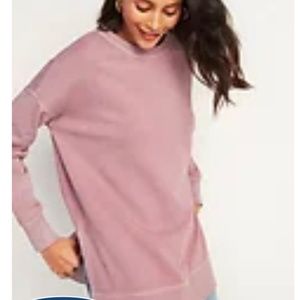 Old Navy Oversized Vintage Specially Dyed Tunic Sweatshirt for Women